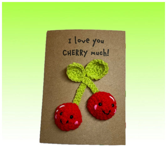 Cute Cherries Anniversary Card - I Love you