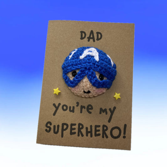 Superhero Birthday Card for Dad – “Dad, You’re My Superhero!”