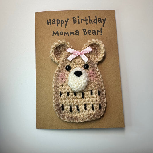 Birthday Card for Mum – 'Happy Birthday Momma Bear'